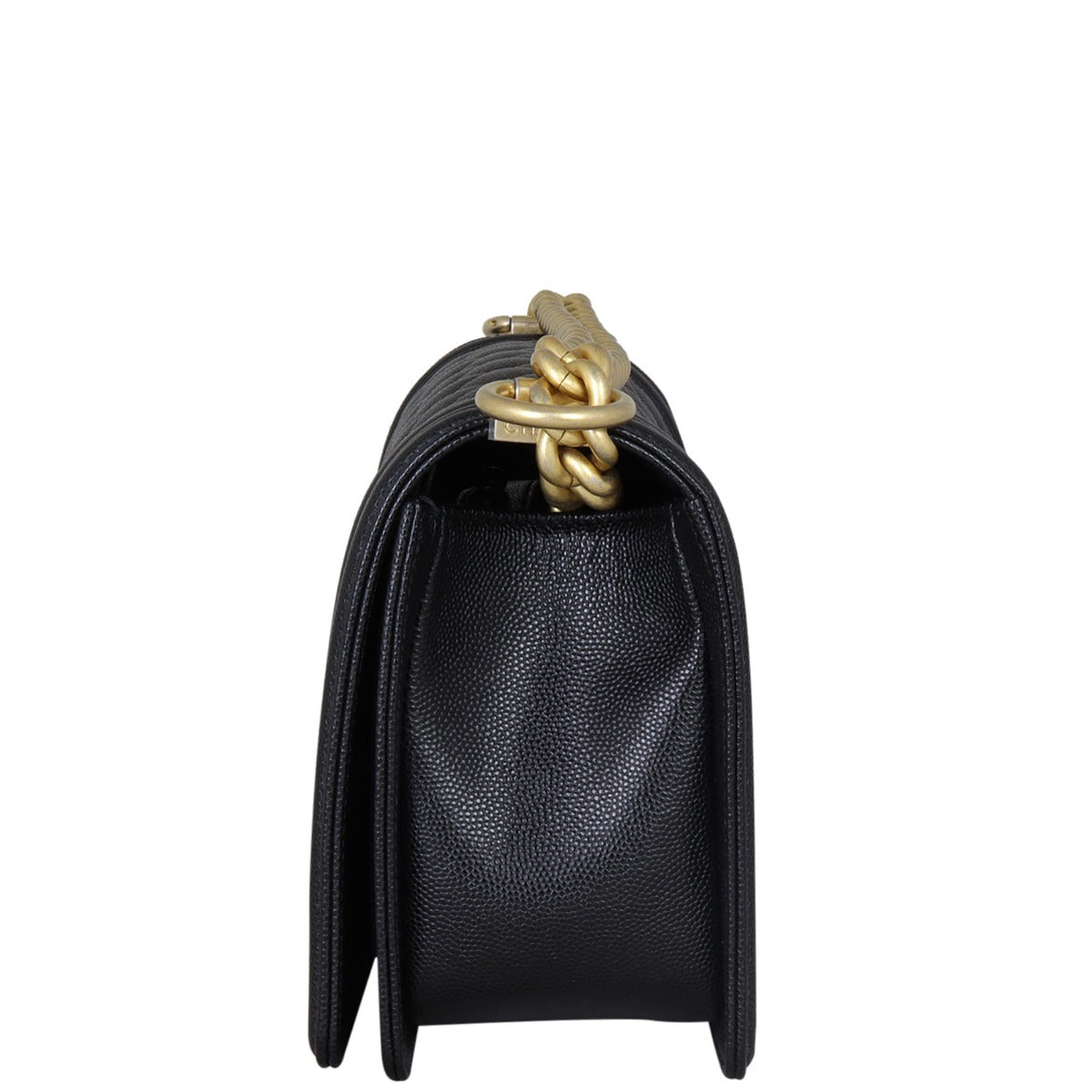 Chanel Boy Old Medium | Black 28 Series