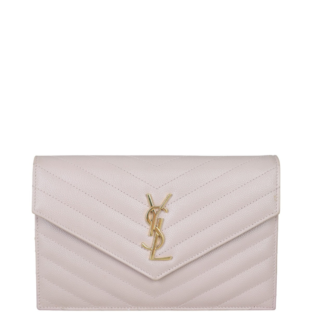 Saint Laurent Cassandre Envelope Chain Wallet