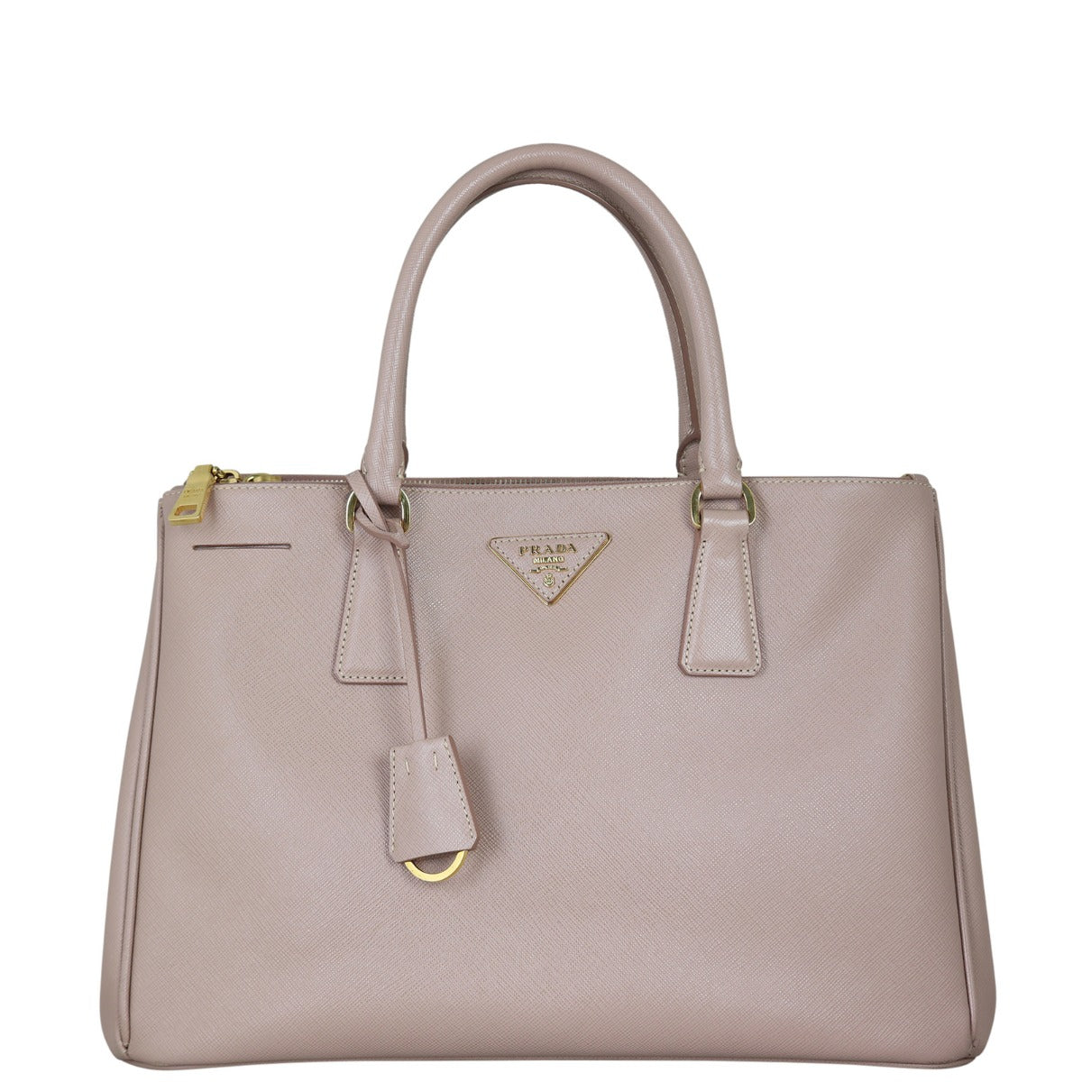 Prada Saffiano Lux Galleria Double Zip Tote Medium