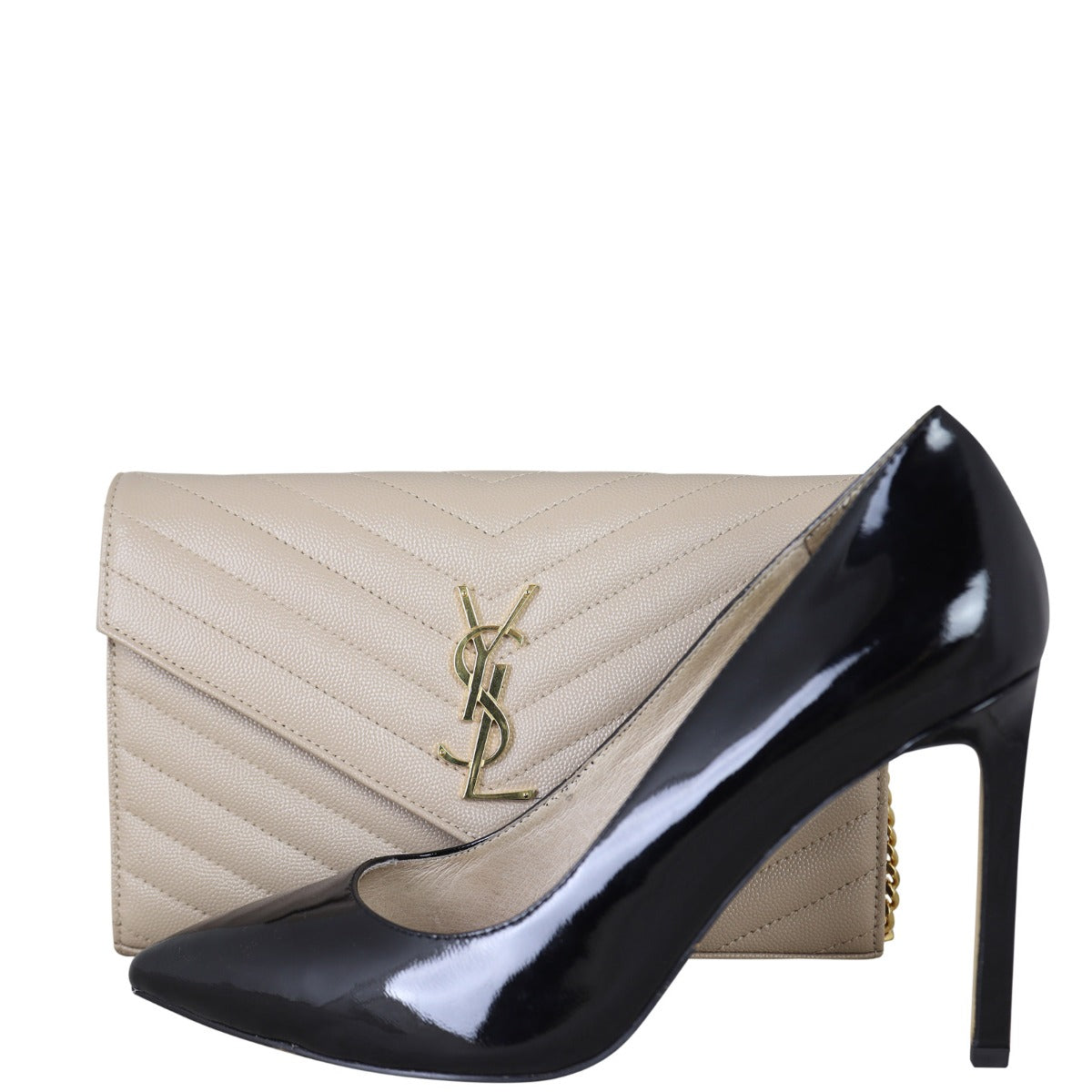Saint Laurent Cassandre Chain Wallet