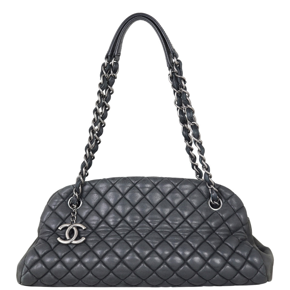Chanel Just Mademoiselle Bowler Bag Medium | Lambskin