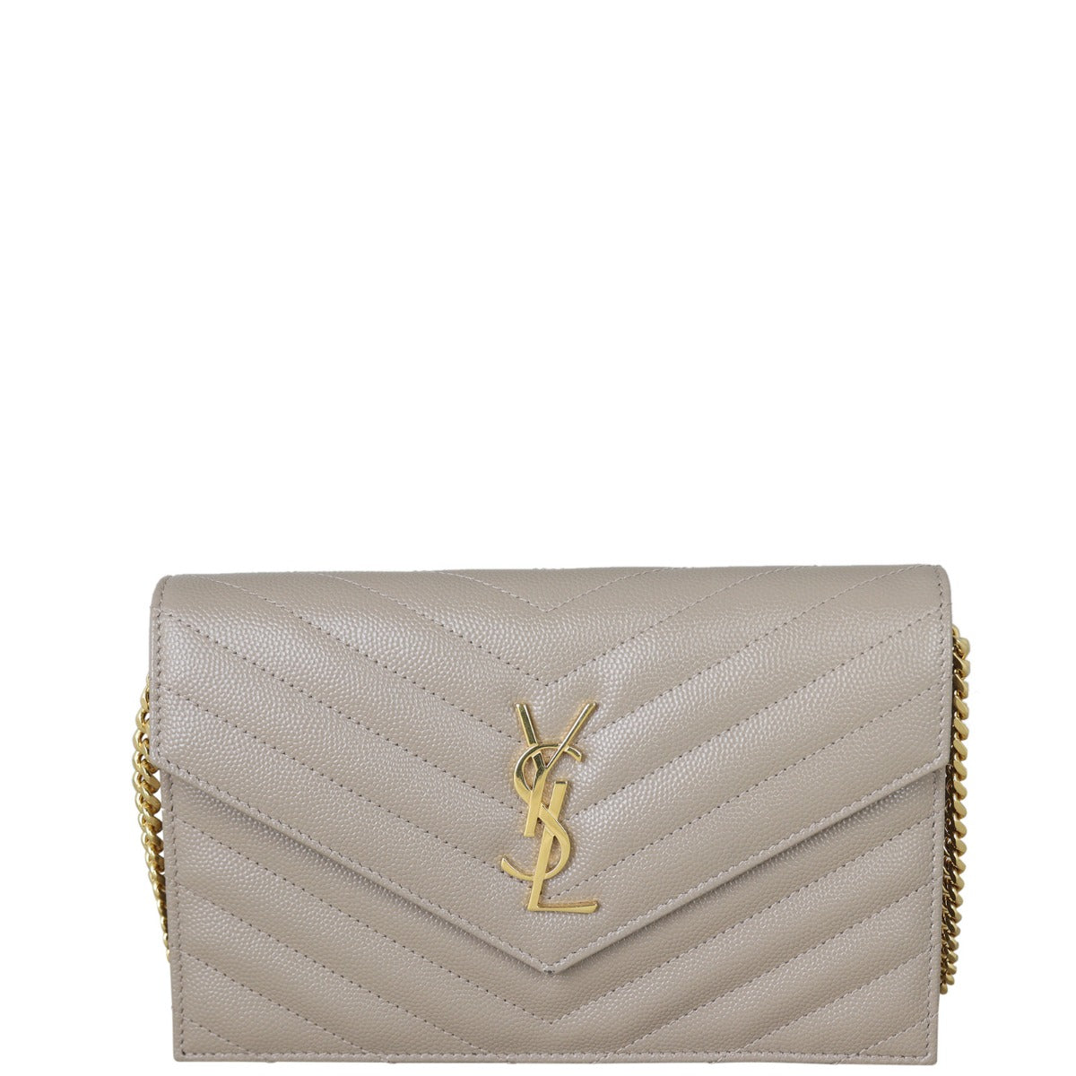 Saint Laurent Cassandre Envelope Chain Wallet