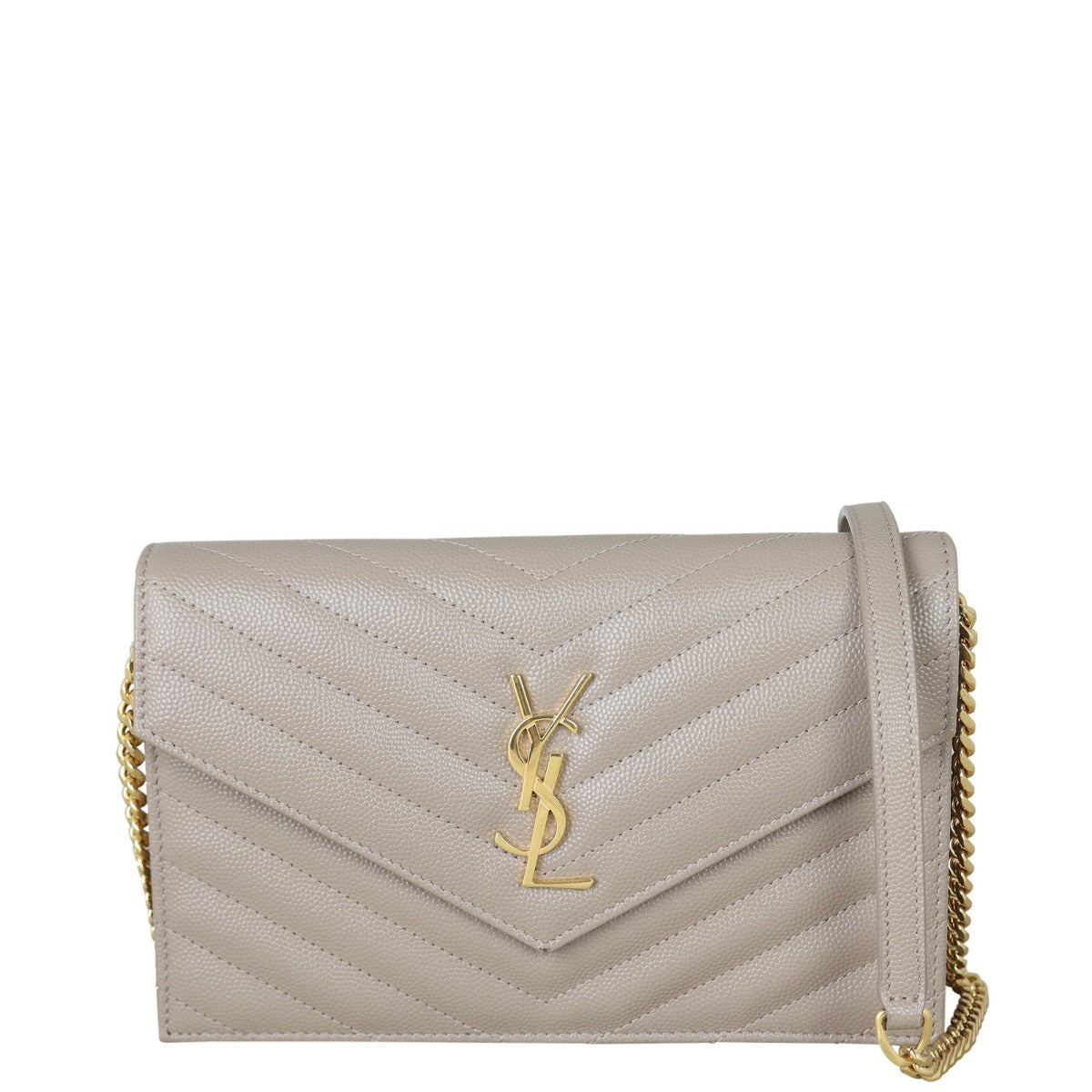 Saint Laurent Cassandre Envelope Chain Wallet