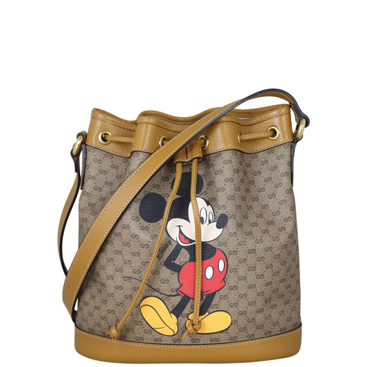 Gucci x Disney Mini GG Supreme Bucket Bag
