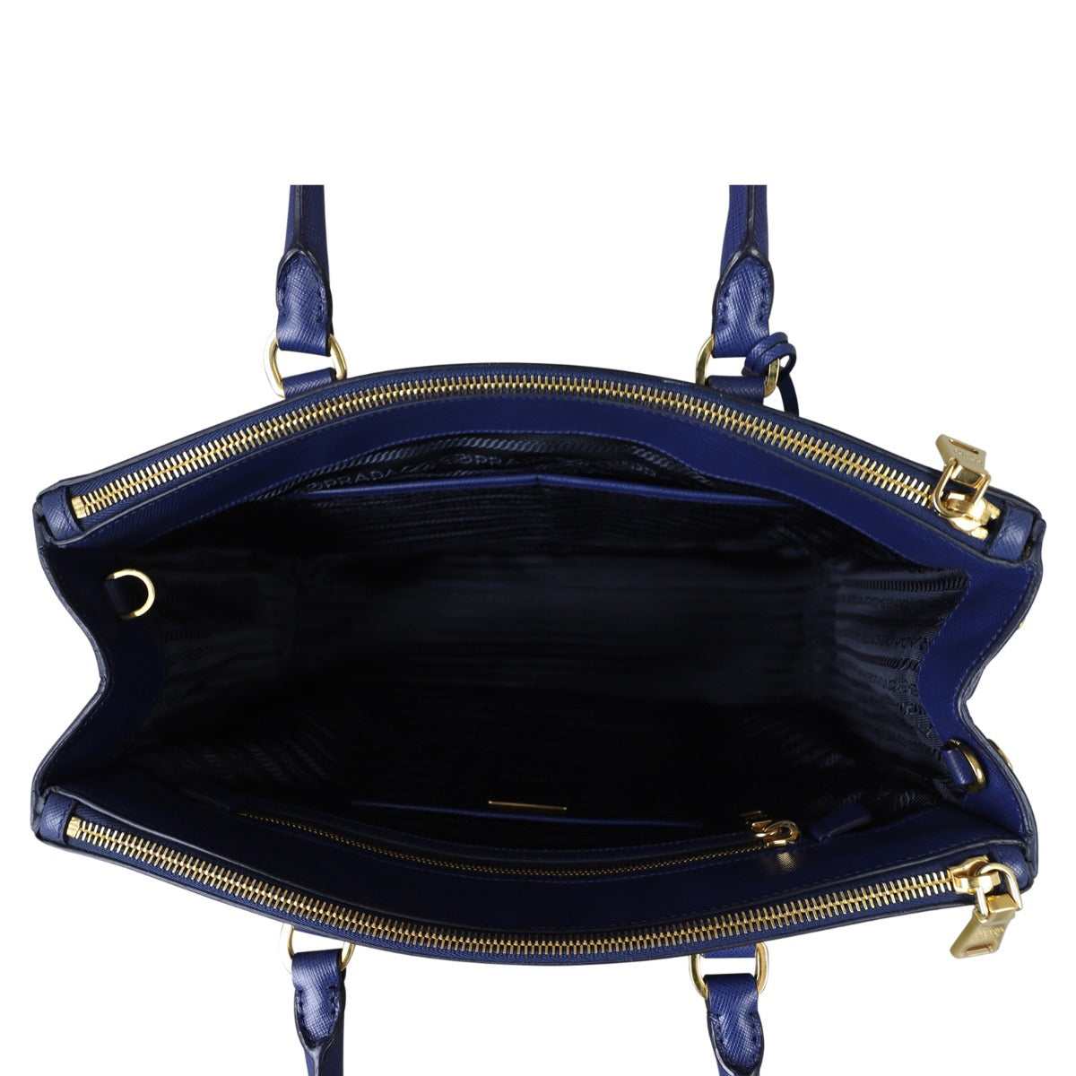 Prada Saffiano Lux Galleria Double Zip Tote Medium