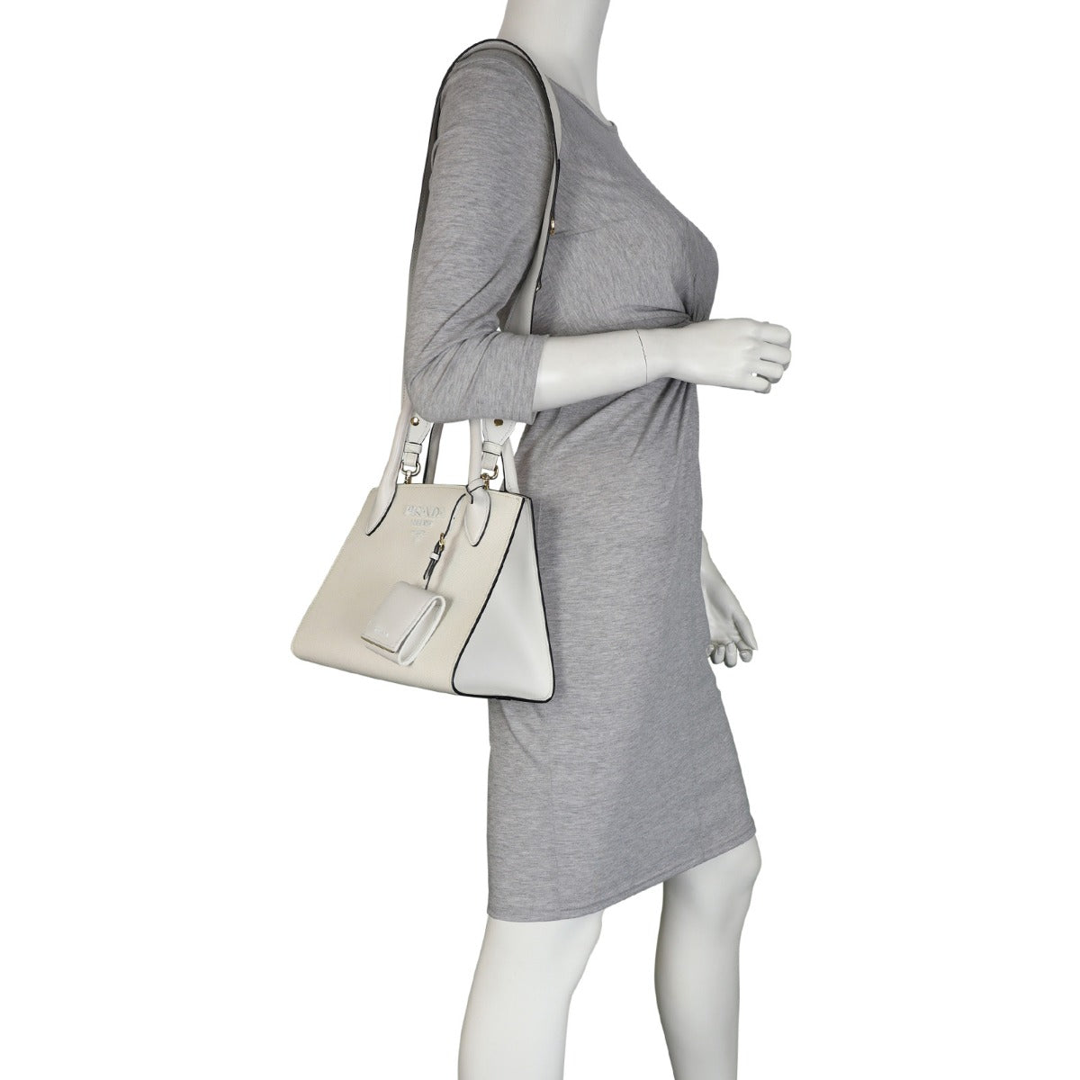 Prada Saffiano Cuir Monochrome Small Bag