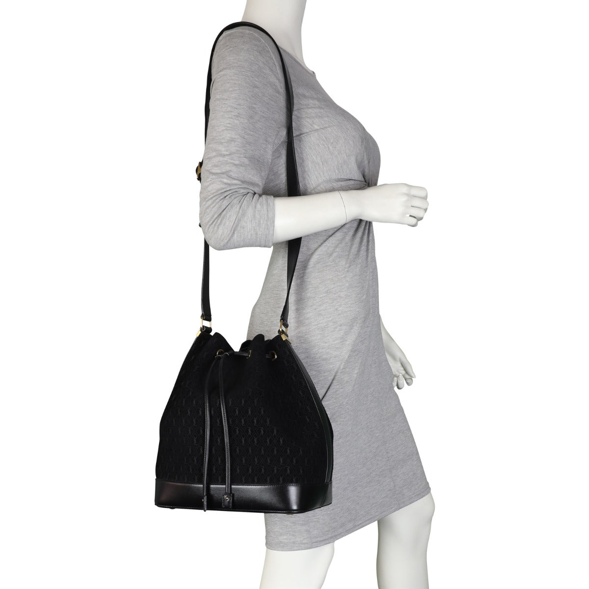 Saint Laurent All Over Bucket Bag Monogram