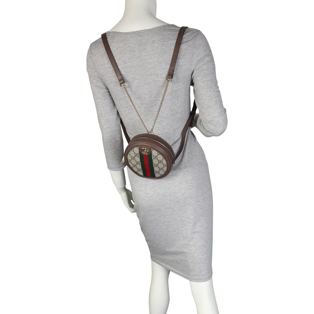 Gucci GG Supreme Ophidia Round Backpack Mini