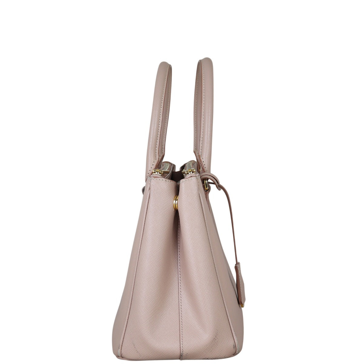 Prada Saffiano Lux Galleria Double Zip Tote Small