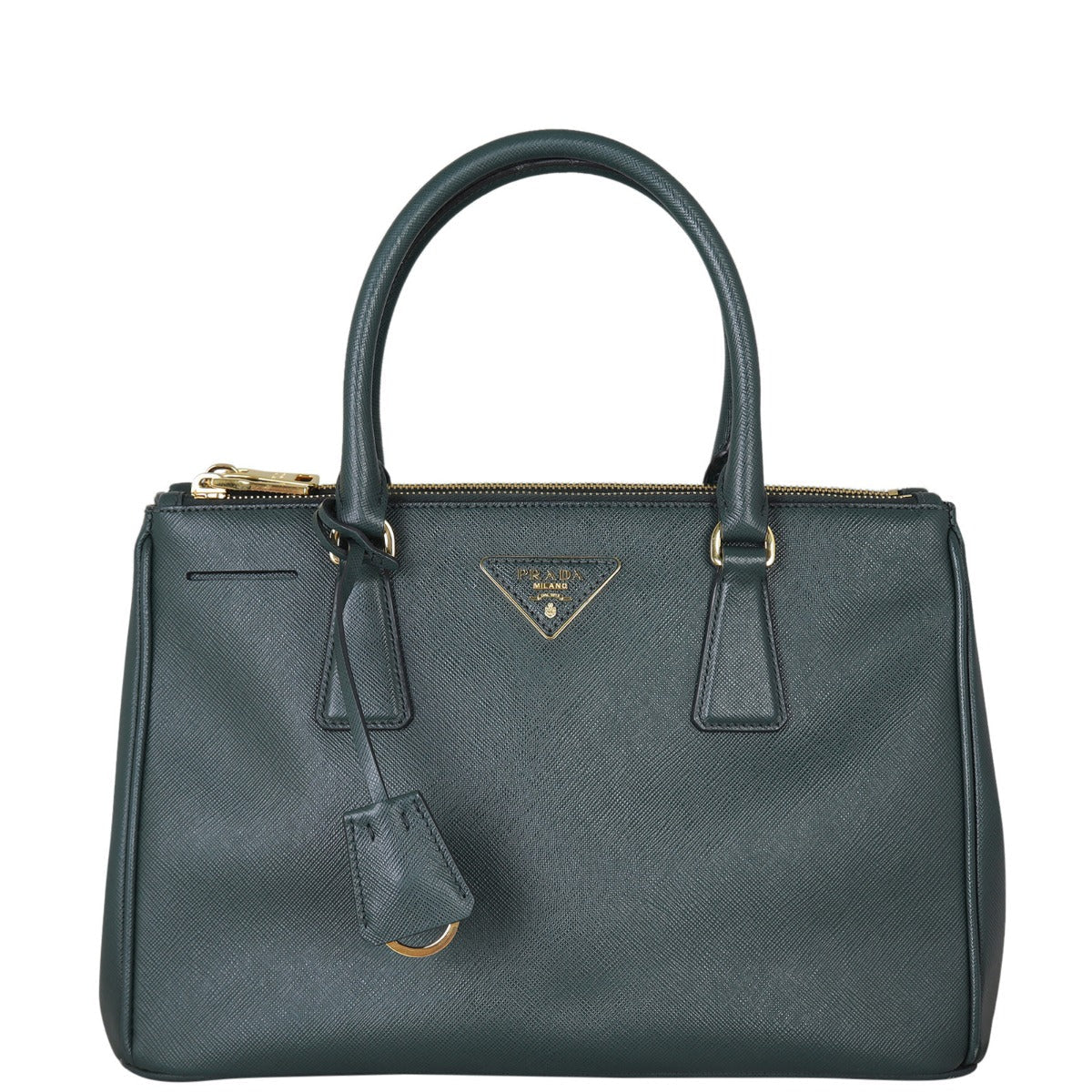 Prada Saffiano Lux Galleria Double Zip Tote Small