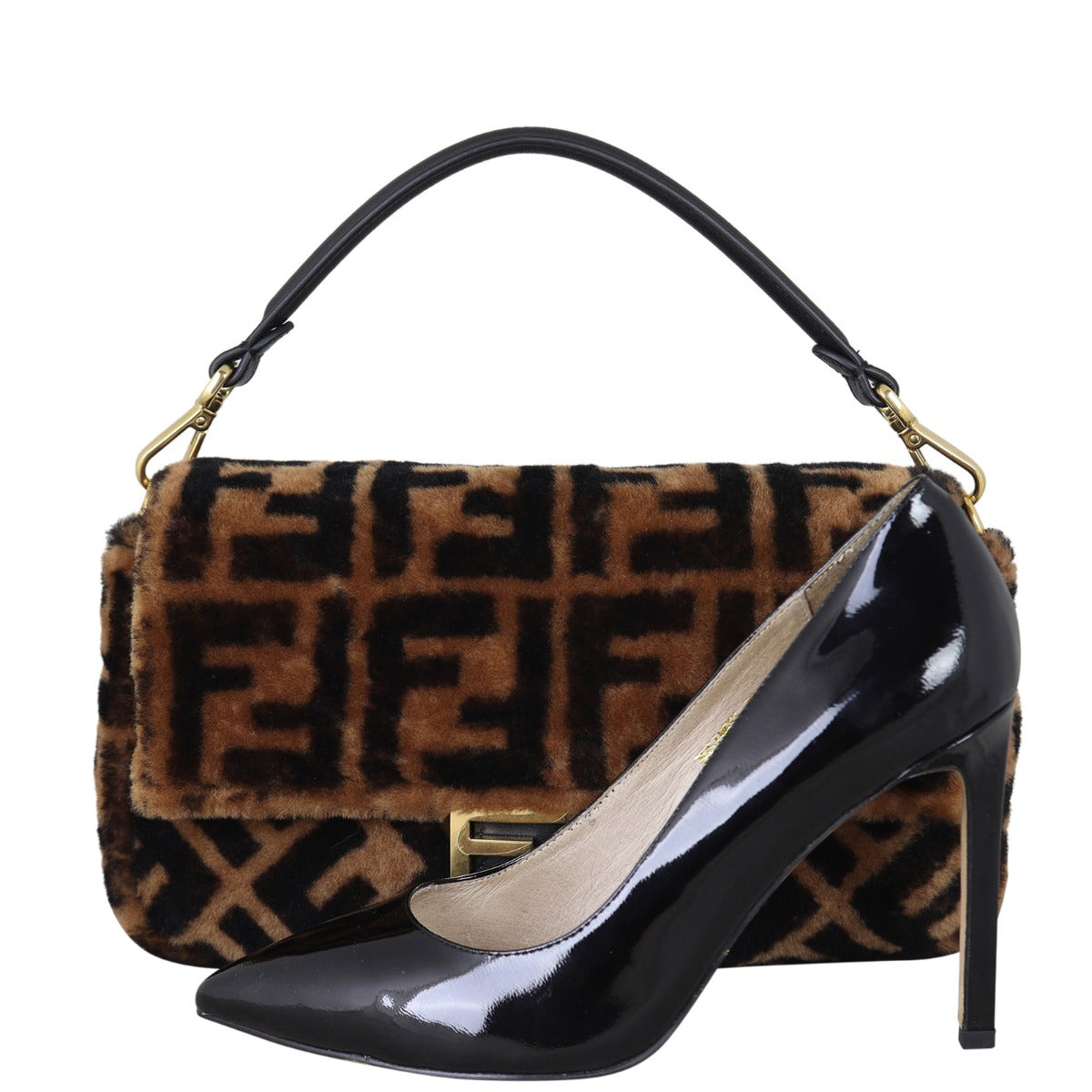 Fendi Baguette Bag Sheepskin