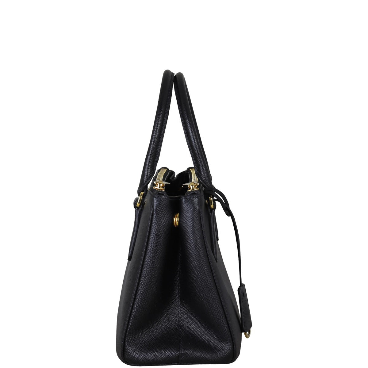 Prada Saffiano Lux Galleria Double Zip Tote Mini