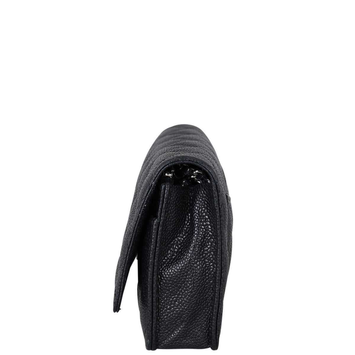 Chanel Classic Wallet on Chain | Caviar Silver Hardware