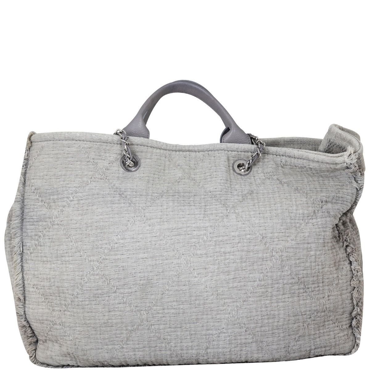 Chanel Double Face Large Tote | Light Grey
