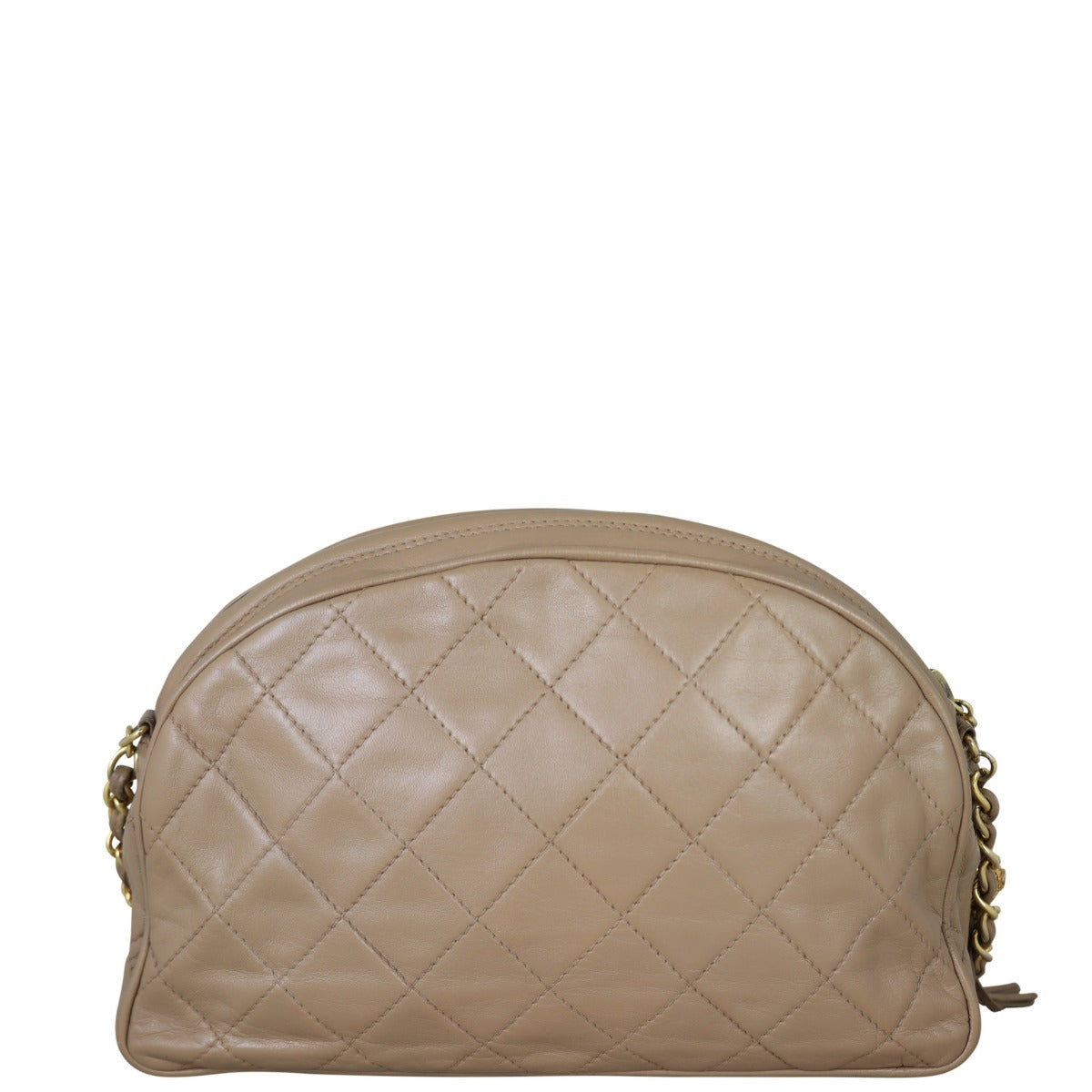 Chanel Vintage Camera Chain Bag | Dark Beige