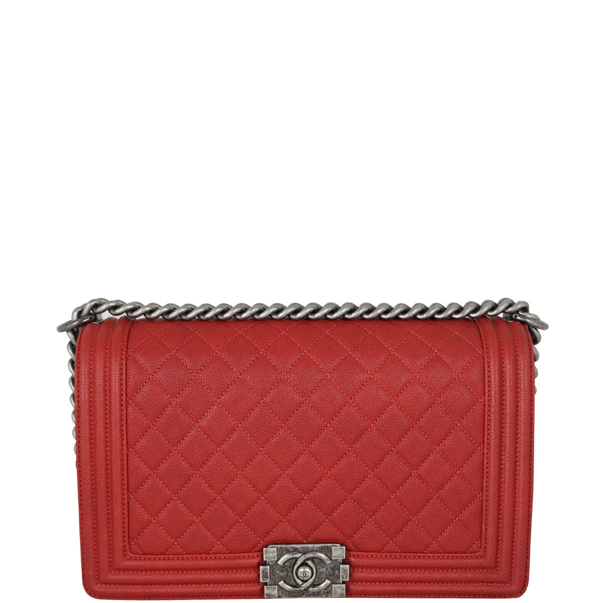 Chanel Boy New Medium | Red