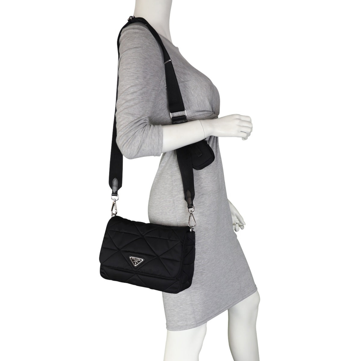 Prada Re-Nylon Padded Shoulder Bag