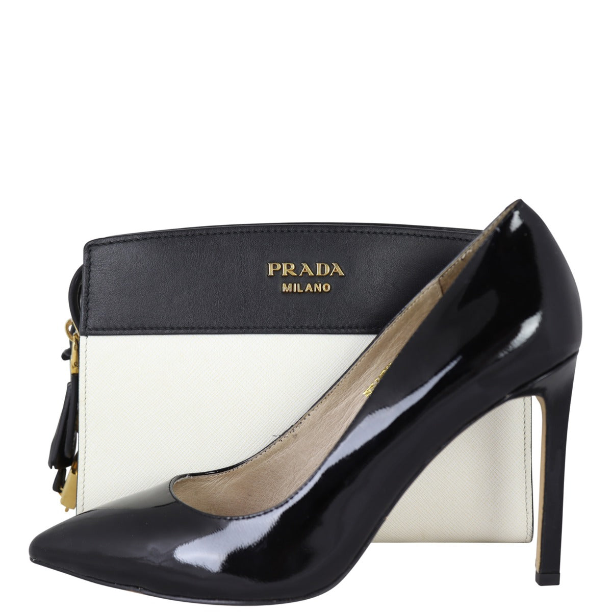 Prada Saffiano City Calf Esplanade Crossbody