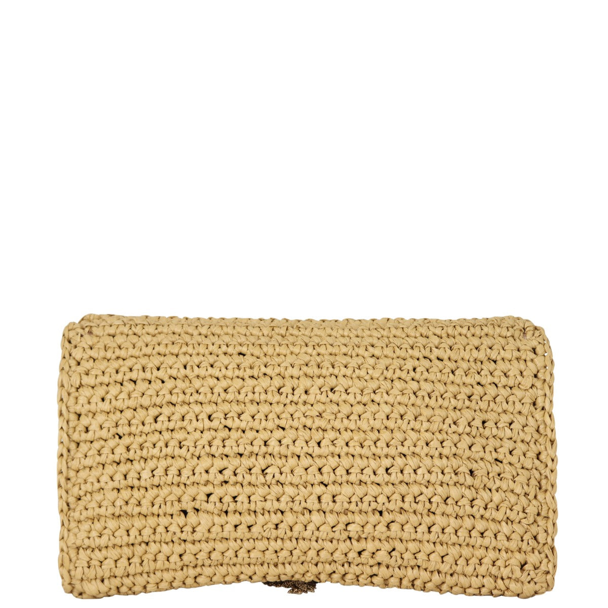 Saint Laurent Kate 99 Tassel Chain Bag Raffia