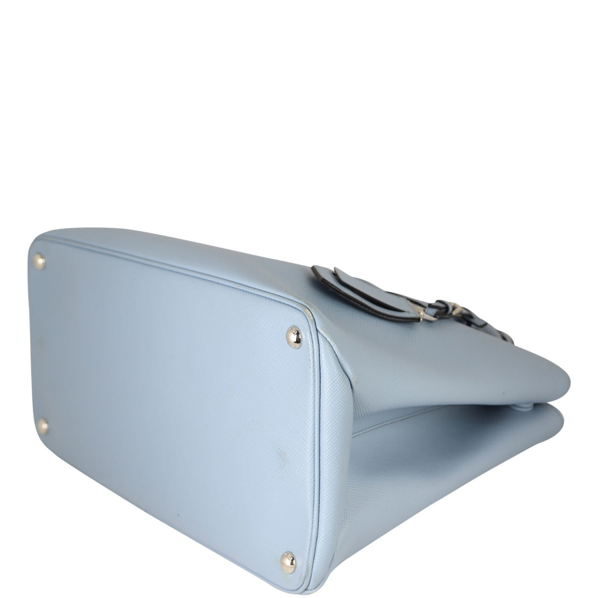 Prada Saffiano Cuir Twist Lock Tote