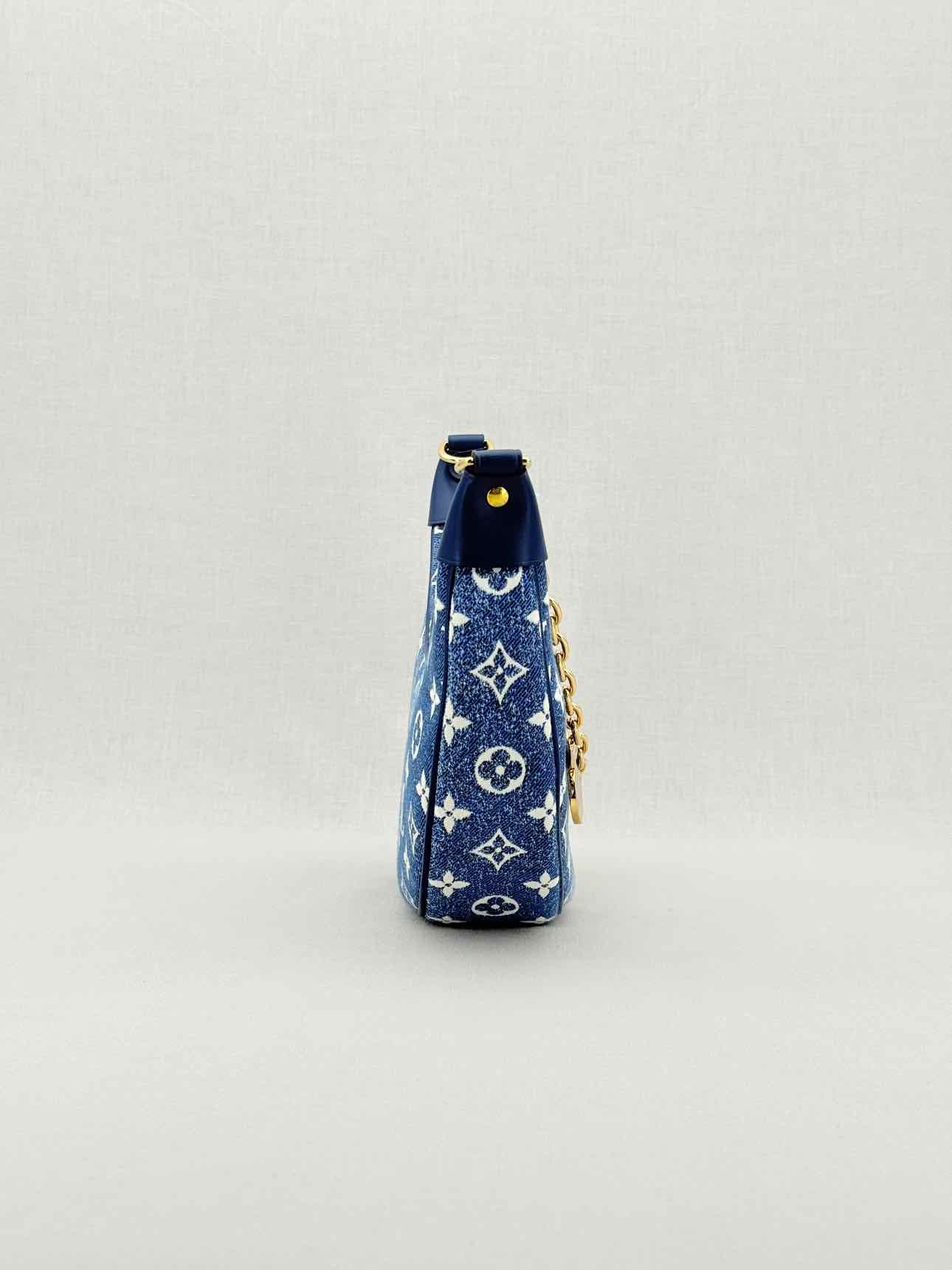 LOUIS VUITTON Loop Blue Monogram Shoulder Bag