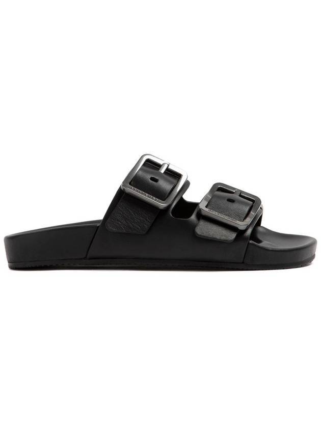 Luxury Balenciaga Trending 2026 Mallorca Strap Slippers Black