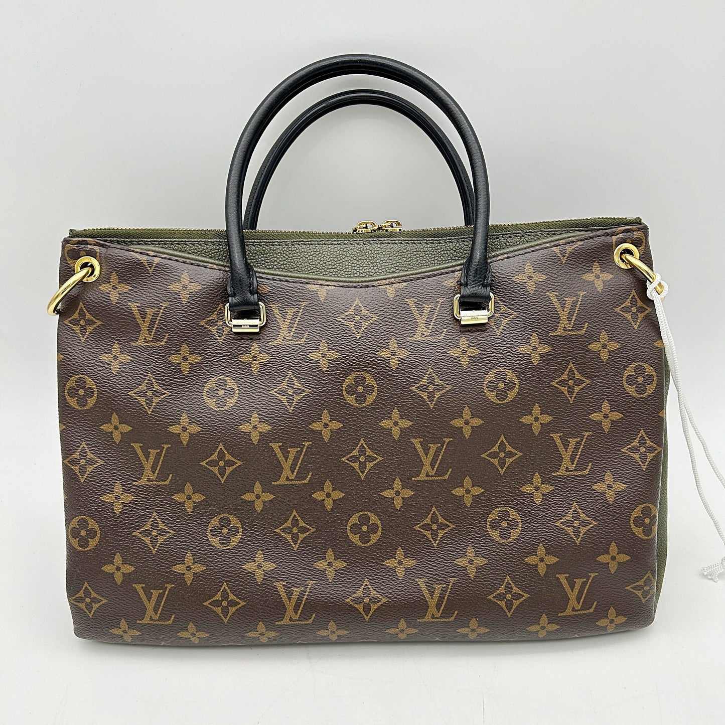 Louis Vuitton Monogram Pallas MM - Brown Handle Bags, Handbags LA30082