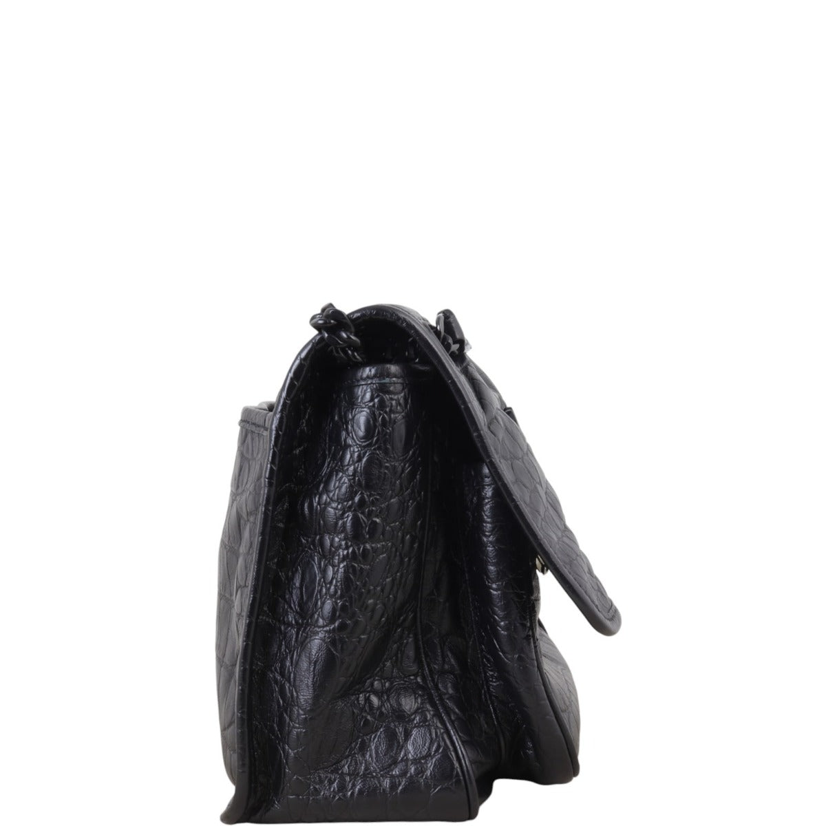 Saint Laurent Niki Medium Croc Embossed