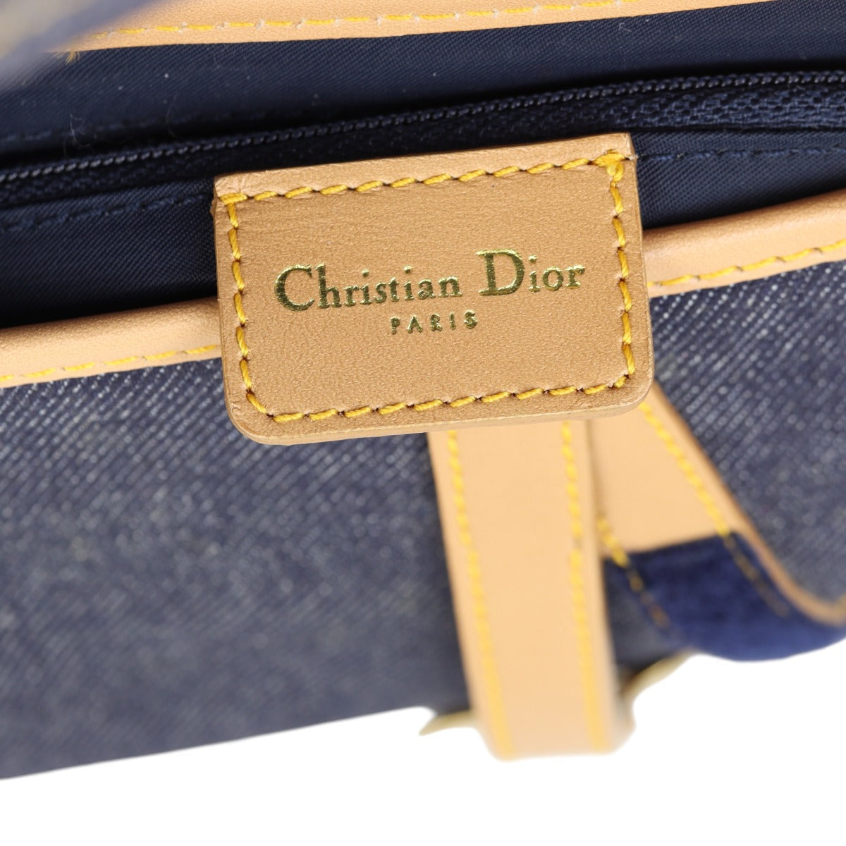 Dior Vintage Saddle Bag Denim
