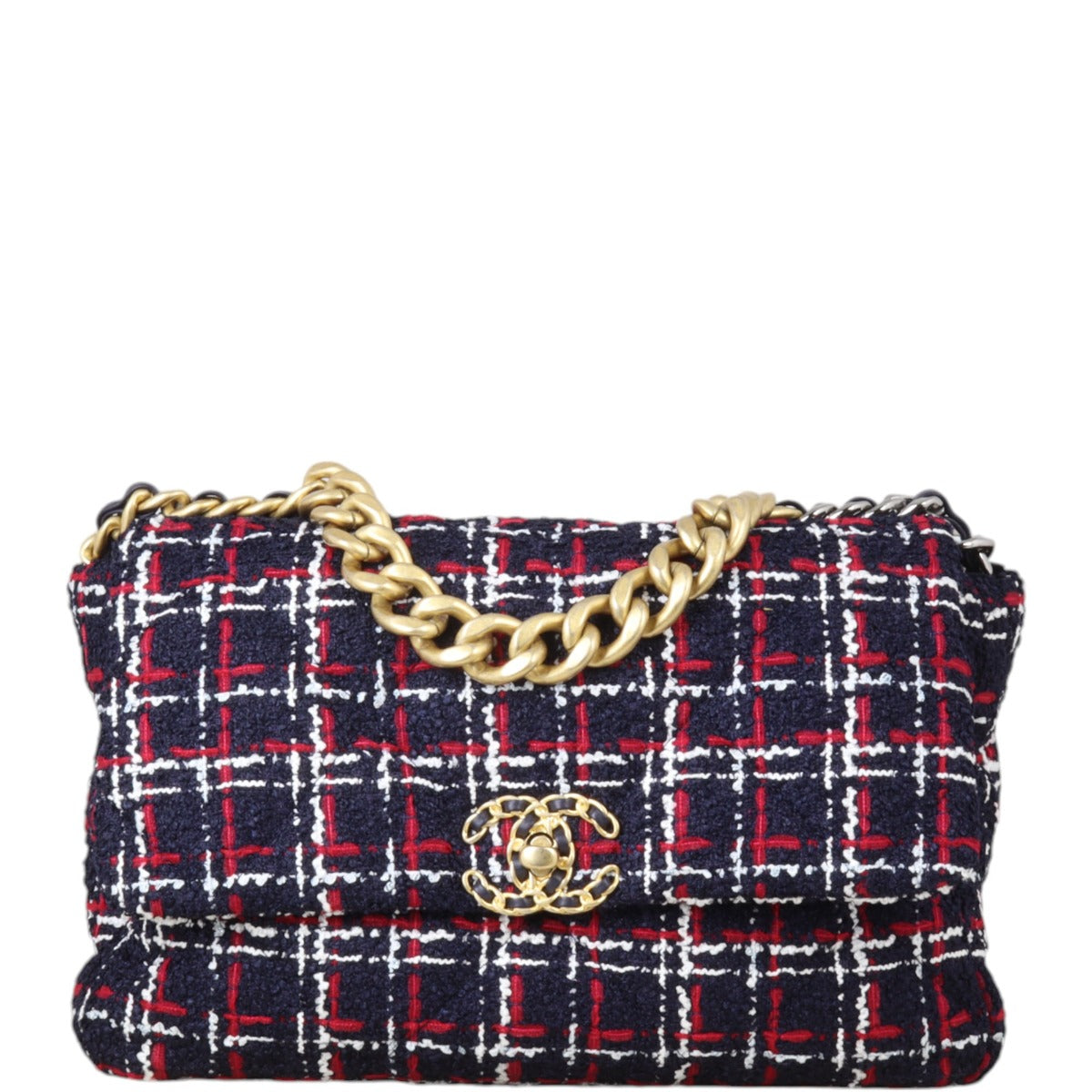 Chanel 19 Tweed Flap Bag Medium