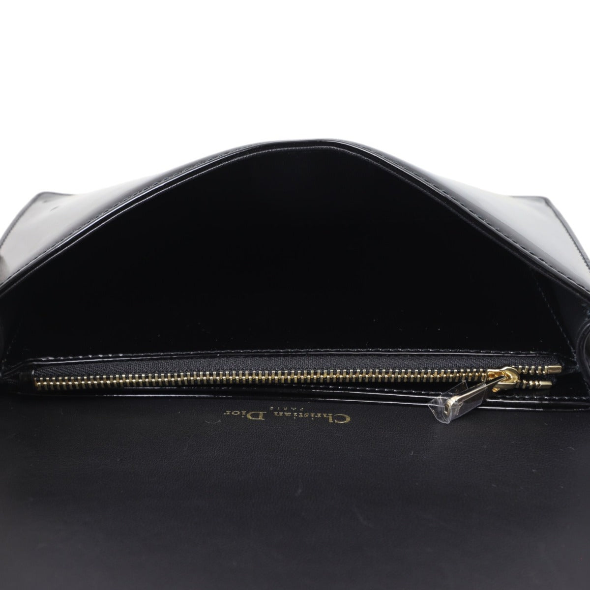 Dior Lady Dior Patent Cannage Pouch