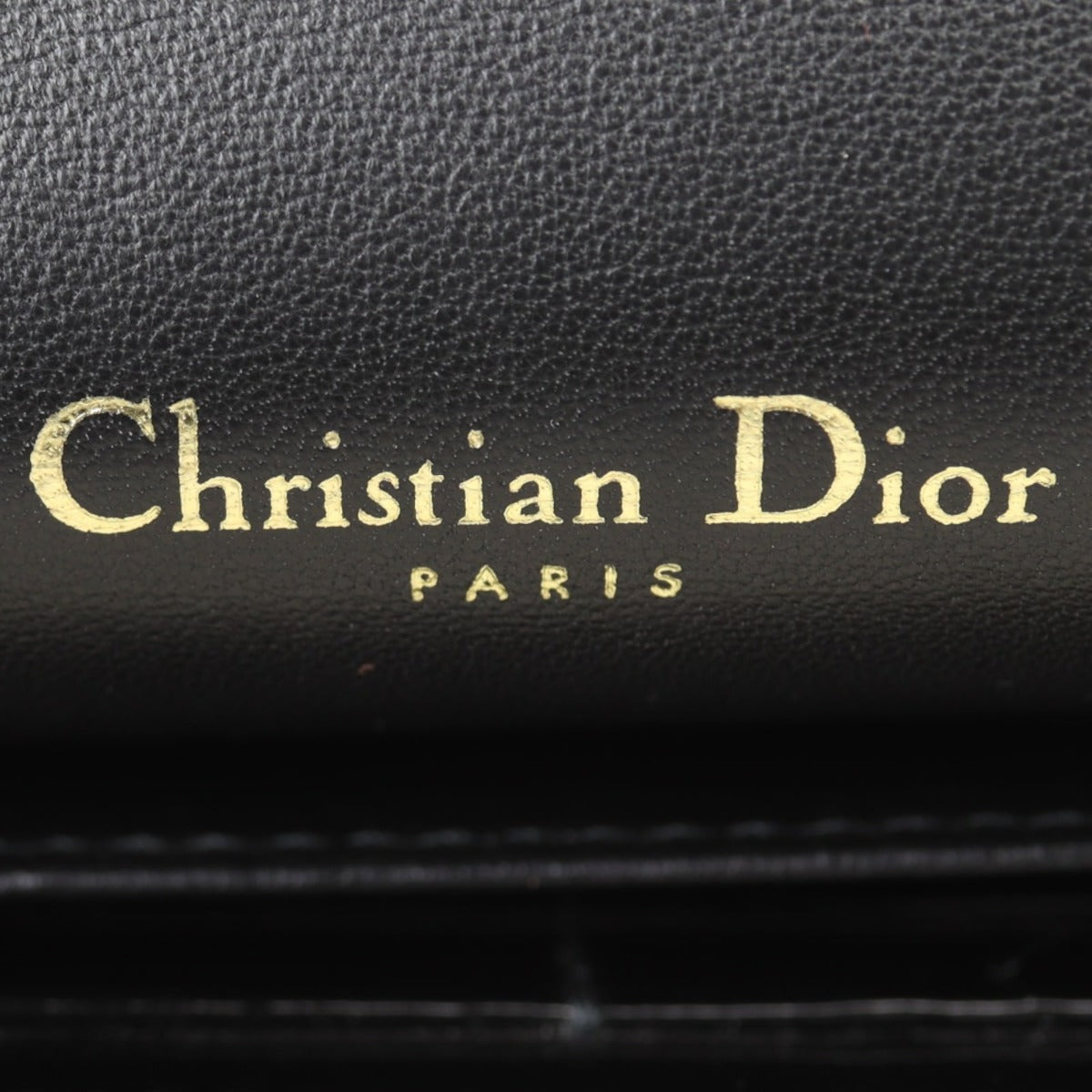 Dior Lady Dior Patent Cannage Pouch
