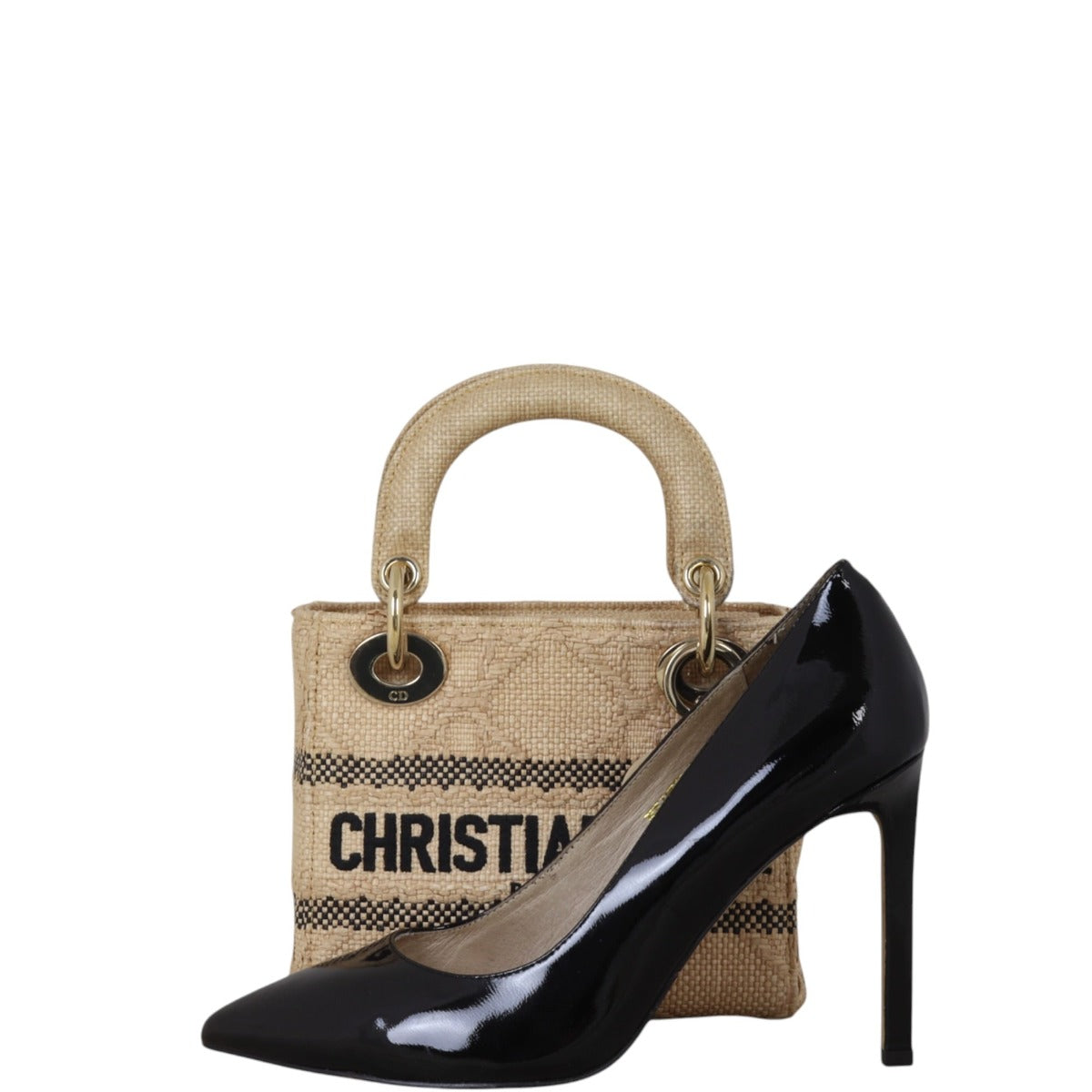 Dior Lady D-Lite Mini Raffia
