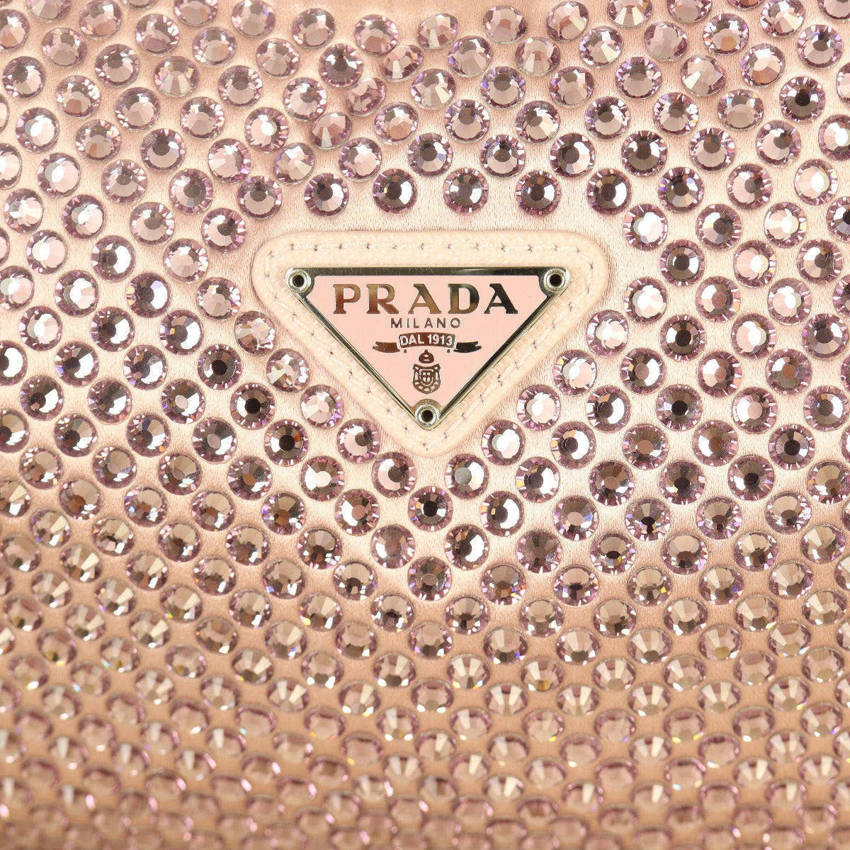 Prada Re-Edition 2000 Satin Crystal Mini Bag