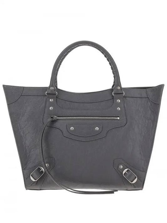 Luxury Balenciaga Trending 2026 Neo Classic Tote Bag Grey