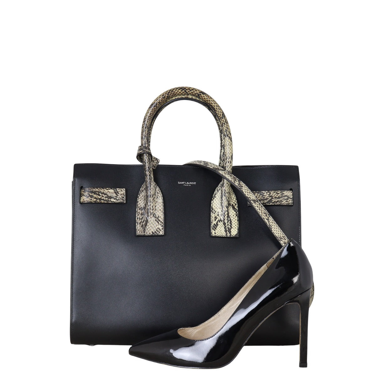 Saint Laurent Sac De Jour Small Python