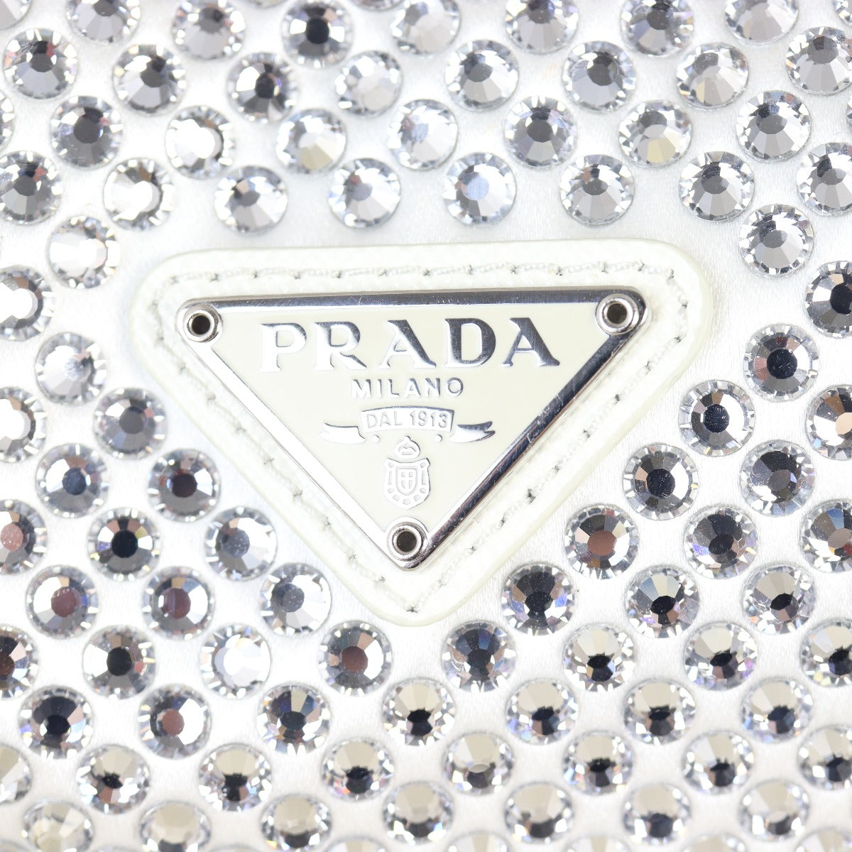 Prada Re-Edition 2000 Satin Crystal Mini Bag