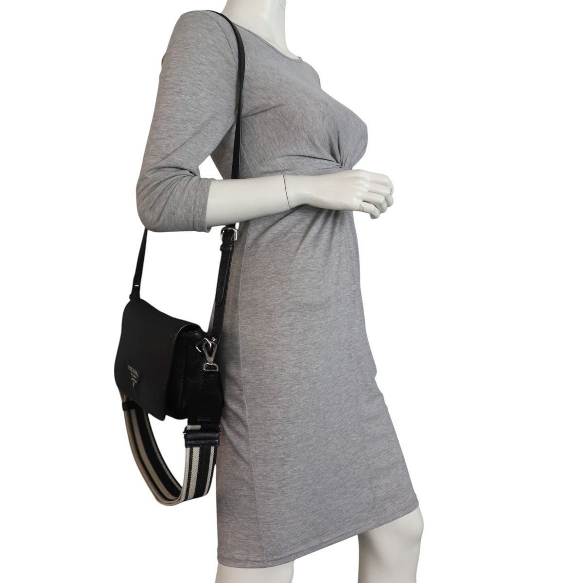 Prada Vitello Daino Soft Shoulder Bag