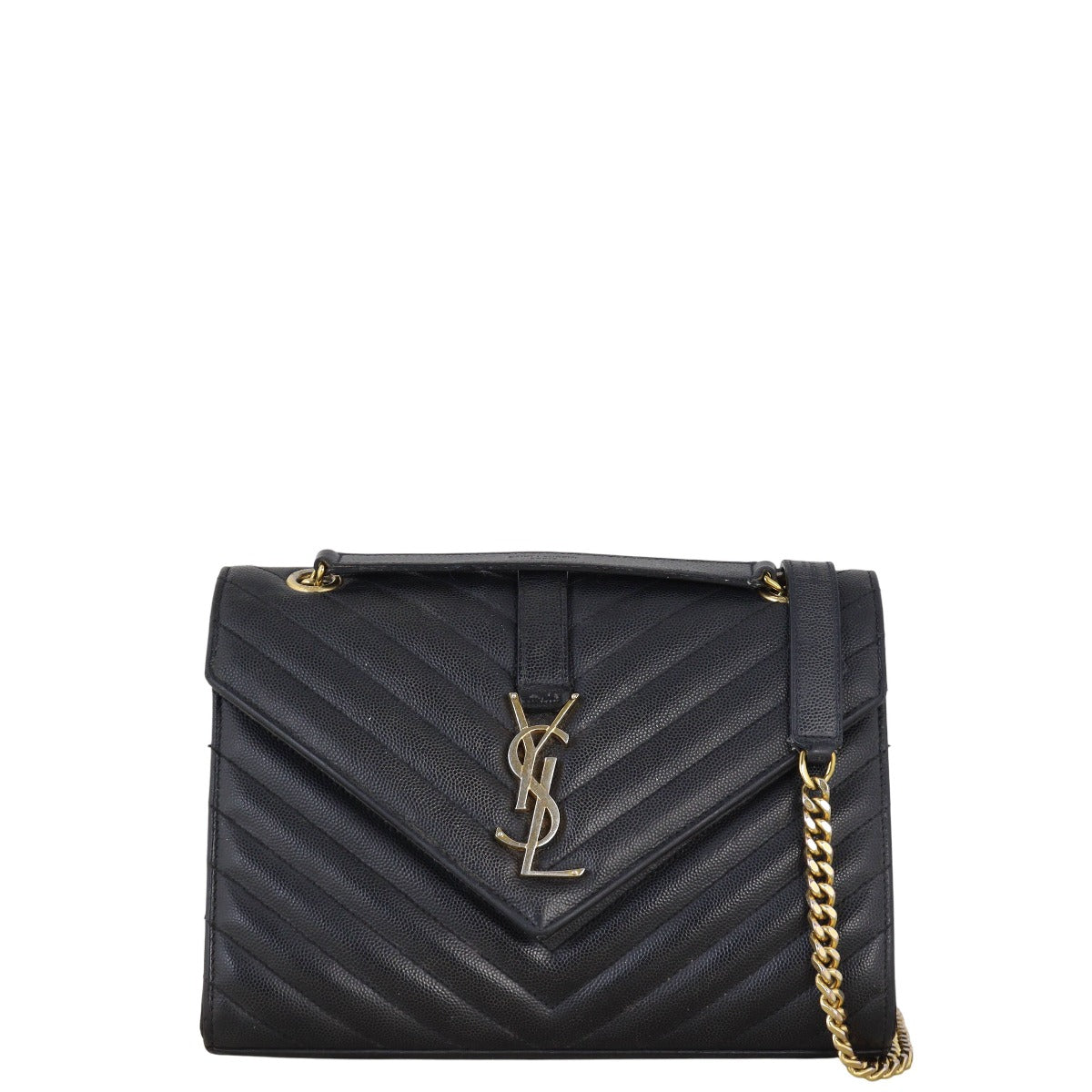Saint Laurent Matelasse Envelope Medium Bag