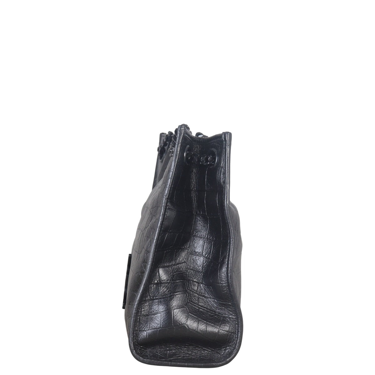 Saint Laurent Niki Tote Medium Croc Embossed