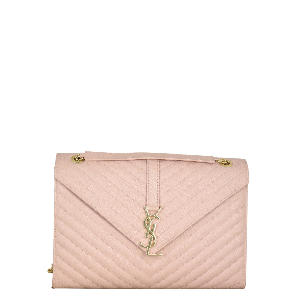 Saint Laurent Matelasse Envelope Large Bag