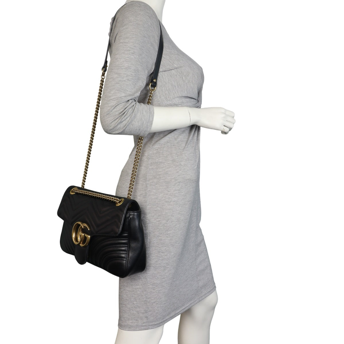 Gucci GG Marmont Matelasse Large Shoulder Bag