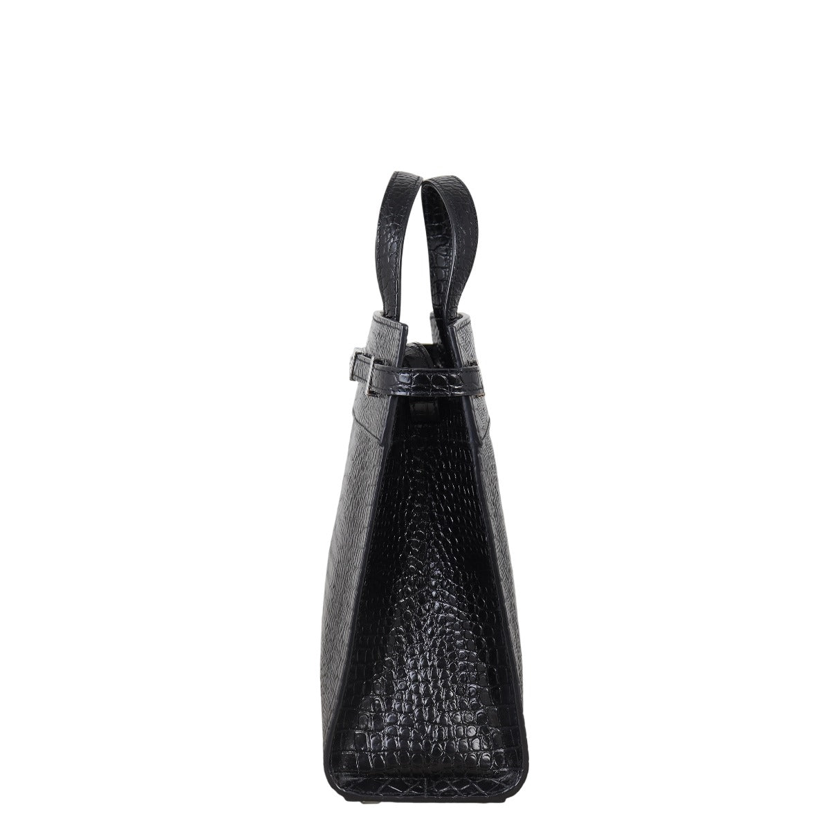 Saint Laurent Manhattan Tote Medium Croc Embossed