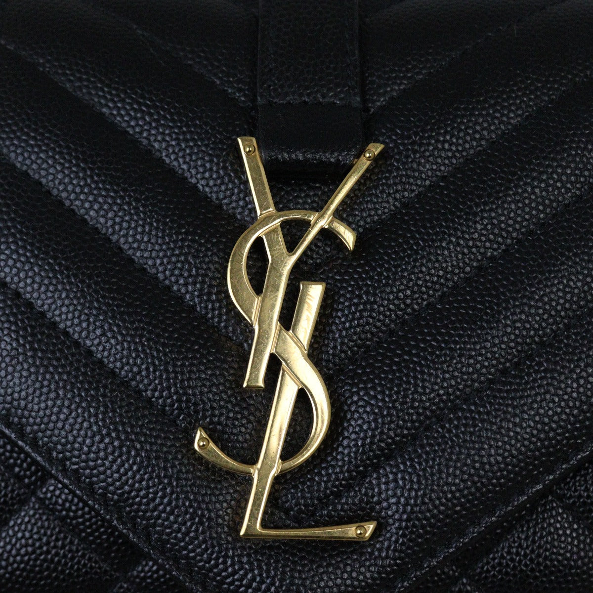 Saint Laurent Monogram Mix Matelasse Envelope Chain Bag Small