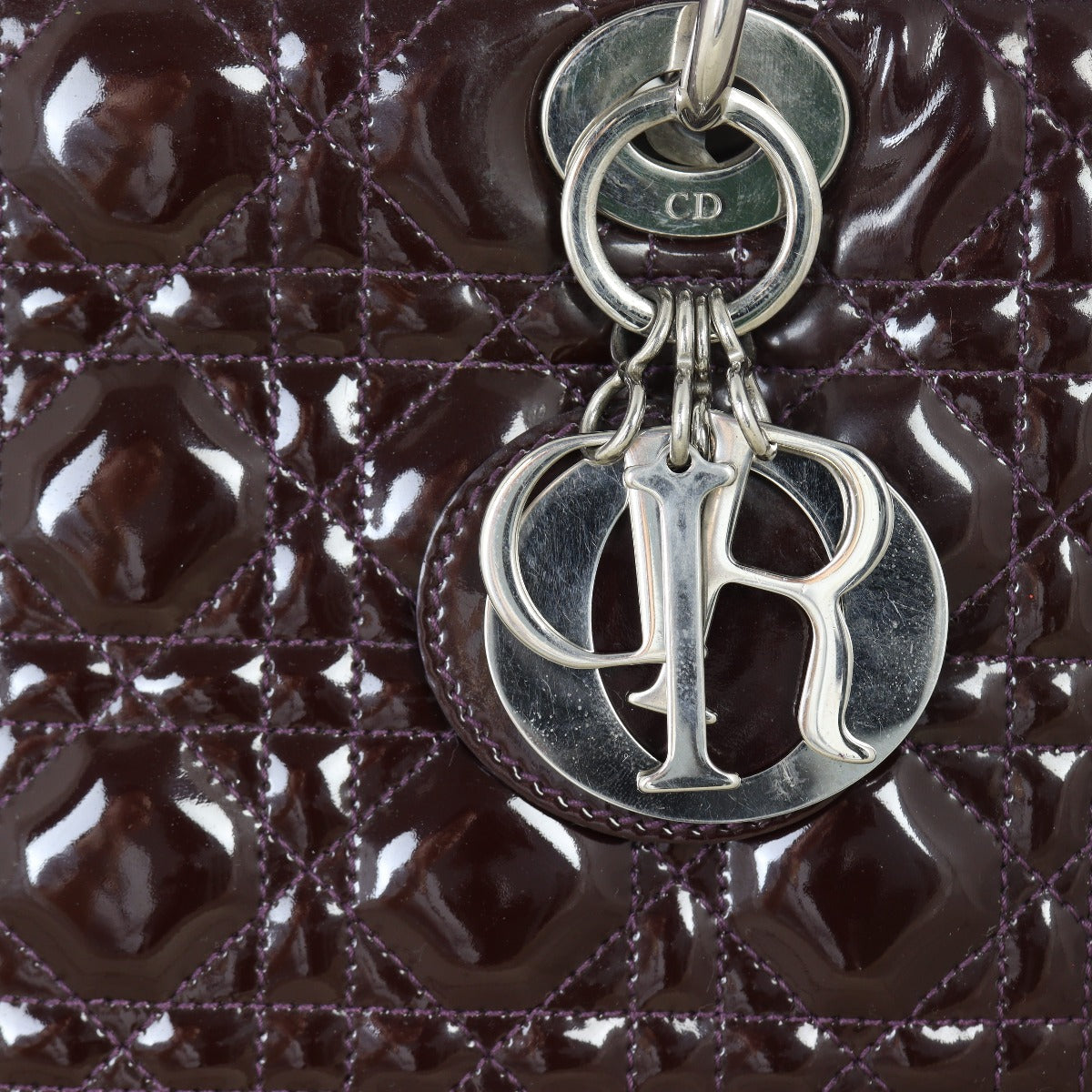 Dior Lady Dior Medium Patent