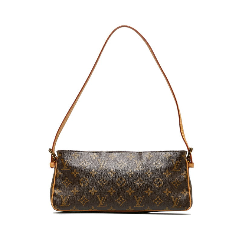 Louis Vuitton Monogram Vivace MM Shoulder Bag M51164 Brown PVC Leather Louis Vuitton