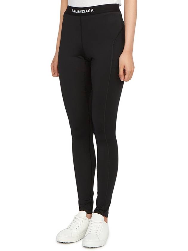 Luxury Balenciaga Trending 2026 Athletic Leggings Pans Black