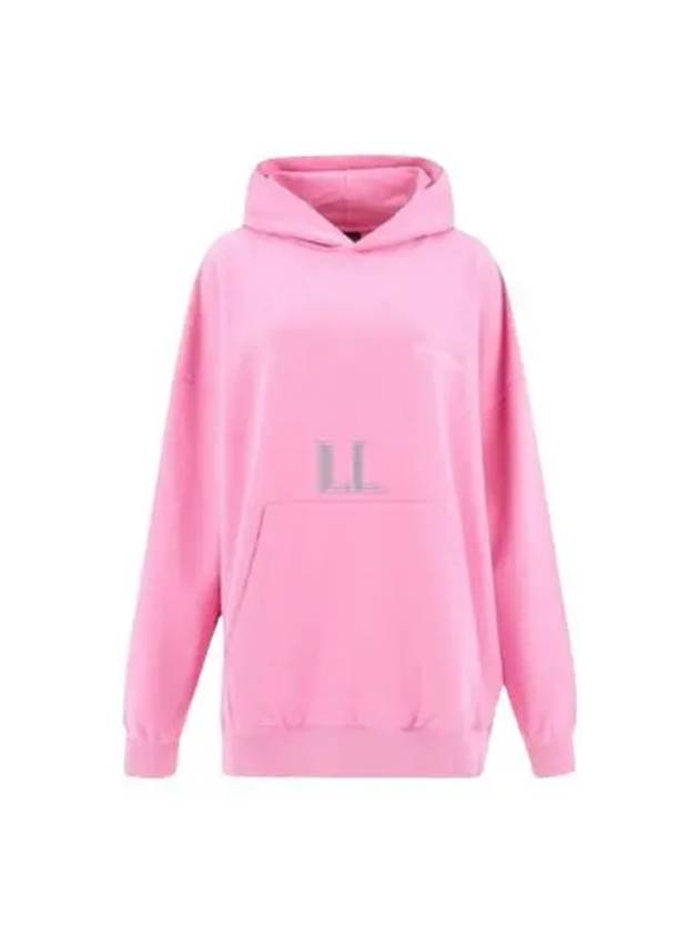 Luxury Balenciaga Trending 2026 Logo Print Hoodie Pink