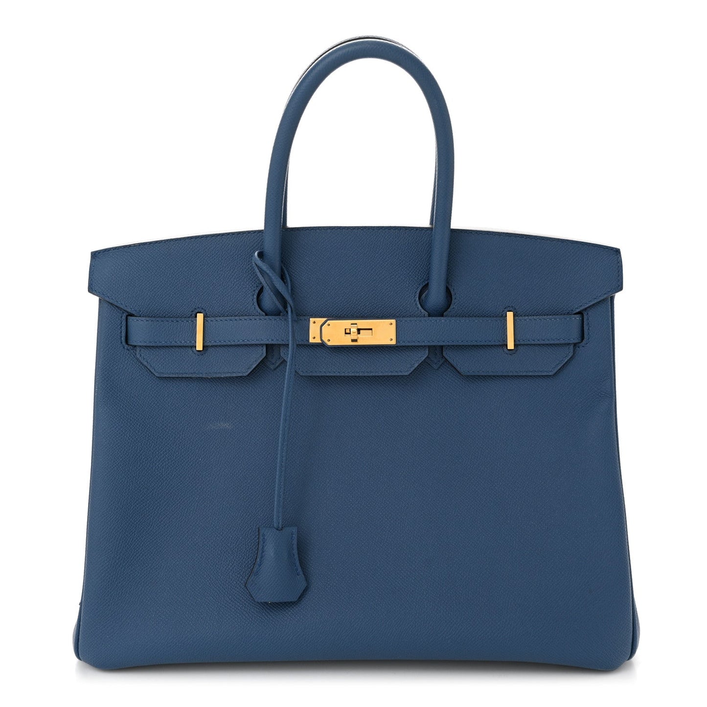 Hermes Epsom Birkin 35 Bleu Agate
