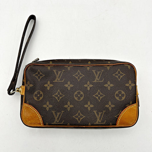 LOUIS VUITTON Monogram Pochette Marly Dragonne lv9919cc